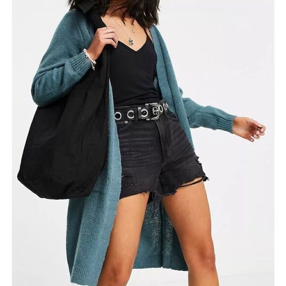 JDY Firez long sleeve longline knit cardigan size M - Picture 8 of 8